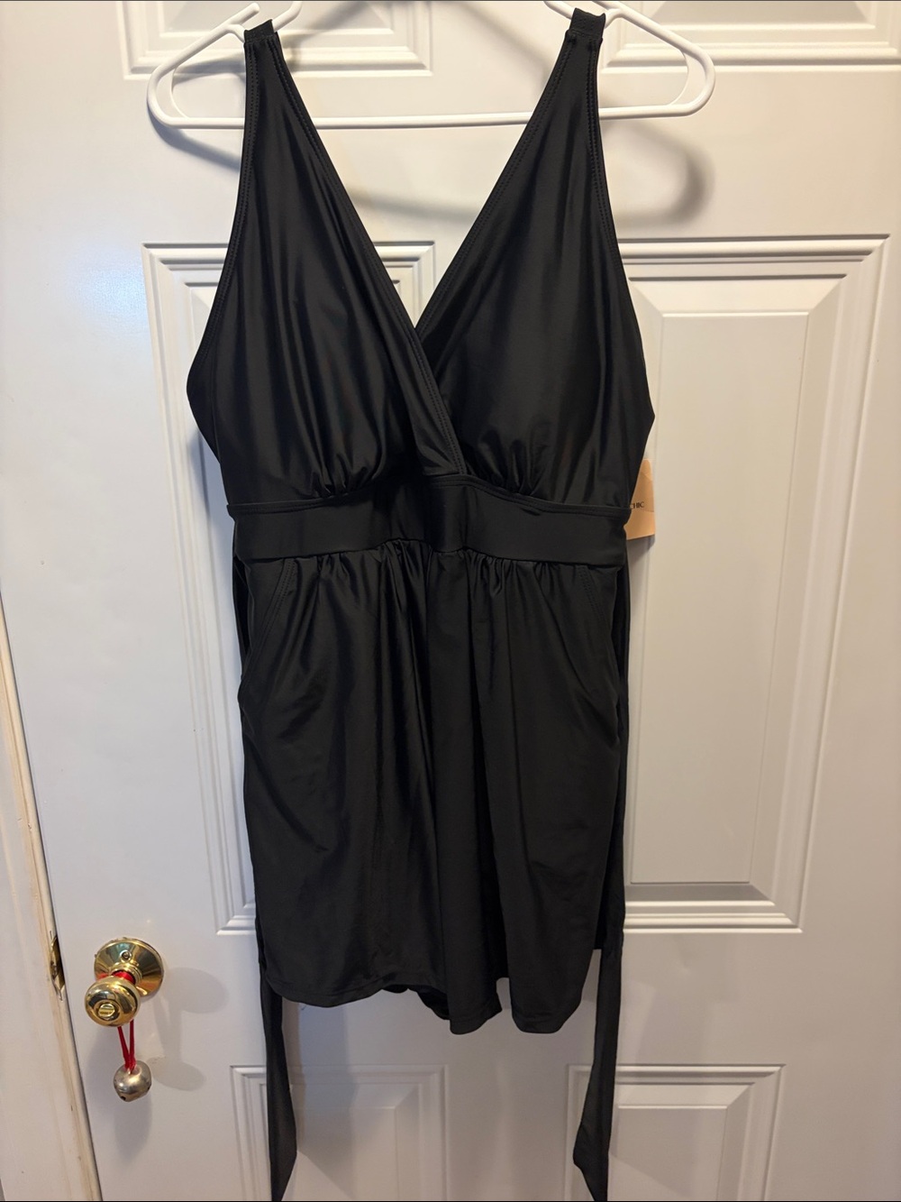BloomChic Black V-Neck One-Piece swim romper